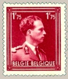 Timbre Belgique Yvert 832