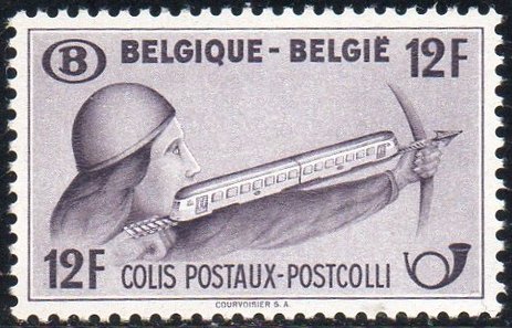 Timbre Belgique Yvert Chemin Fer 297 - Colis Postaux 26