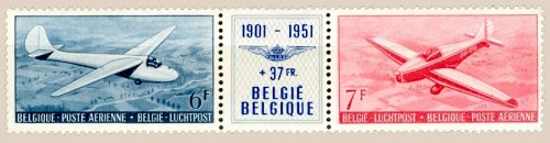 Timbre Belgique Yvert Aérienne 27A - Click Image to Close