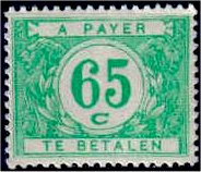Timbre Belgique Yvert Taxe 56