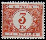 Timbre Belgique Yvert Taxe 60