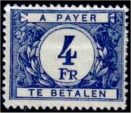 Timbre Belgique Yvert Taxe 61