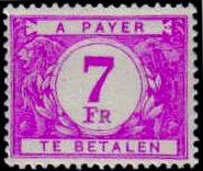 Timbre Belgique Yvert Taxe 63