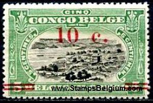Timbre Congo Belge Yvert 100
