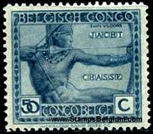 Timbre Congo Belge Yvert 112