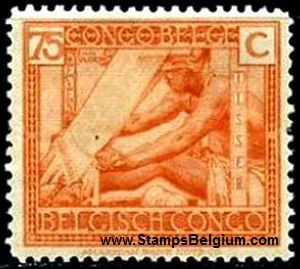 Timbre Congo Belge Yvert 113