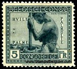 Timbre Congo Belge Yvert 116