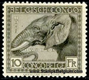 Timbre Congo Belge Yvert 117