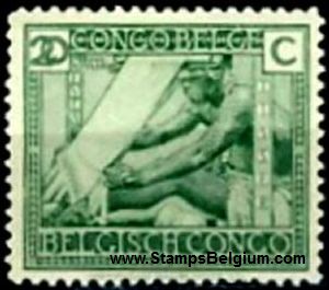 Timbre Congo Belge Yvert 118