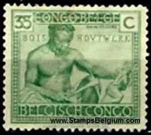 Timbre Congo Belge Yvert 120