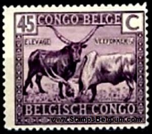 Timbre Congo Belge Yvert 122