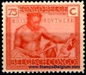 Timbre Congo Belge Yvert 126