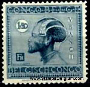 Timbre Congo Belge Yvert 130