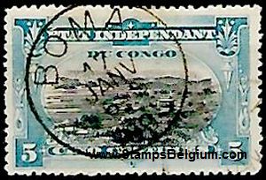 Timbre Congo Belge Yvert 14