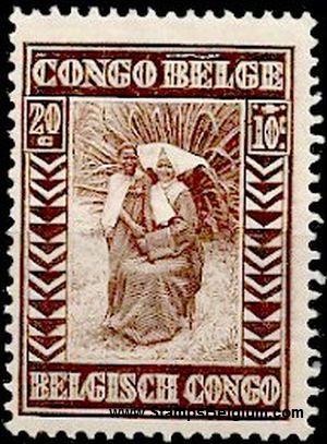 Timbre Congo Belge Yvert 151