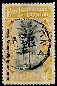 Timbre Congo Belge Yvert 20