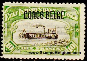 Timbre Congo Belge Yvert 49