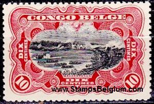 Timbre Congo Belge Yvert 51