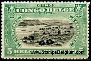 Timbre Congo Belge Yvert 64