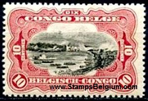 Timbre Congo Belge Yvert 65