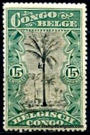 Timbre Congo Belge Yvert 66
