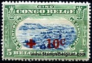 Timbre Congo Belge Yvert 72