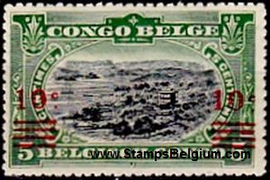 Timbre Congo Belge Yvert 86