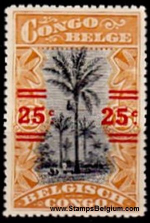 Timbre Congo Belge Yvert 88