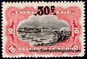 Timbre Congo Belge Yvert 98