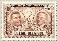 Timbre Belgique Yvert 1014 - Belgium Scott