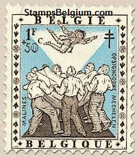 Timbre Belgique Yvert 1040 - Belgium Scott