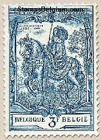 Timbre Belgique Yvert 1121