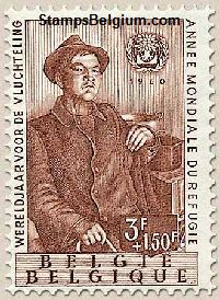 Timbre Belgique Yvert 1129