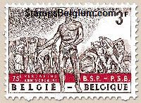 Timbre Belgique Yvert 1132