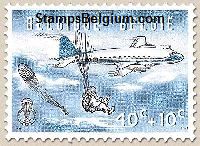 Timbre Belgique Yvert 1133