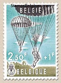 Timbre Belgique Yvert 1136