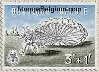 Timbre Belgique Yvert 1137