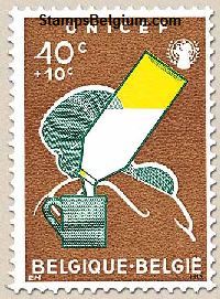 Timbre Belgique Yvert 1153