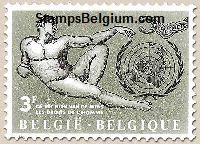 Timbre Belgique Yvert 1231
