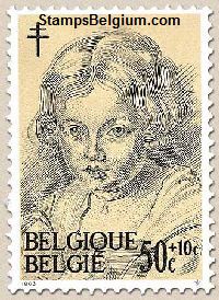 Timbre Belgique Yvert 1272 - Belgium Scott