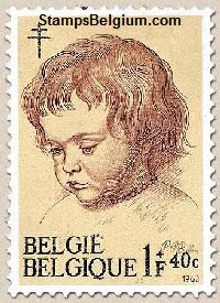 Timbre Belgique Yvert 1273 - Belgium Scott