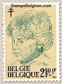 Timbre Belgique Yvert 1275 - Belgium Scott