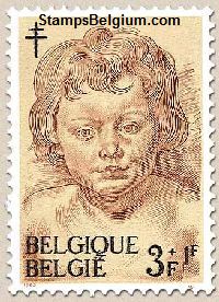 Timbre Belgique Yvert 1276 - Belgium Scott