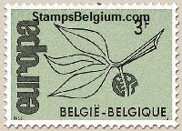 Timbre Belgique Yvert 1343 - Belgium Scott