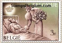 Timbre Belgique Yvert 1366 - Belgium Scott