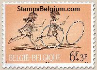 Timbre Belgique Yvert 1402 - Belgium Scott