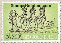 Timbre Belgique Yvert 1403 - Belgium Scott