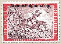 Timbre Belgique Yvert 1413 - Belgium Scott