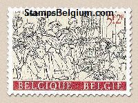 Timbre Belgique Yvert 1430 - Belgium Scott