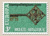Timbre Belgique Yvert 1452 - Belgium Scott
